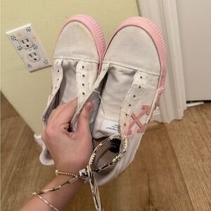 Pink Women’s Off White Sneakers